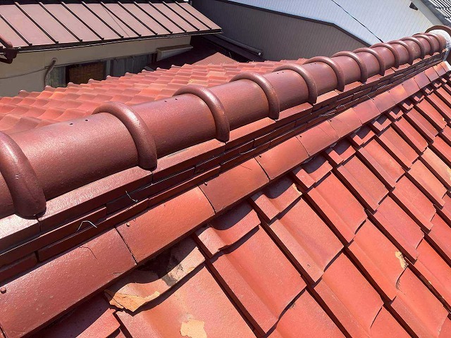 破断した棟番線